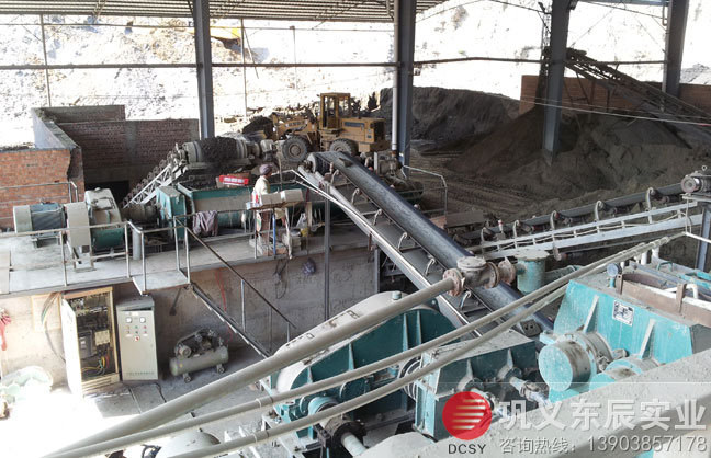 東辰磚機螺旋廣西磚廠客戶現(xiàn)場